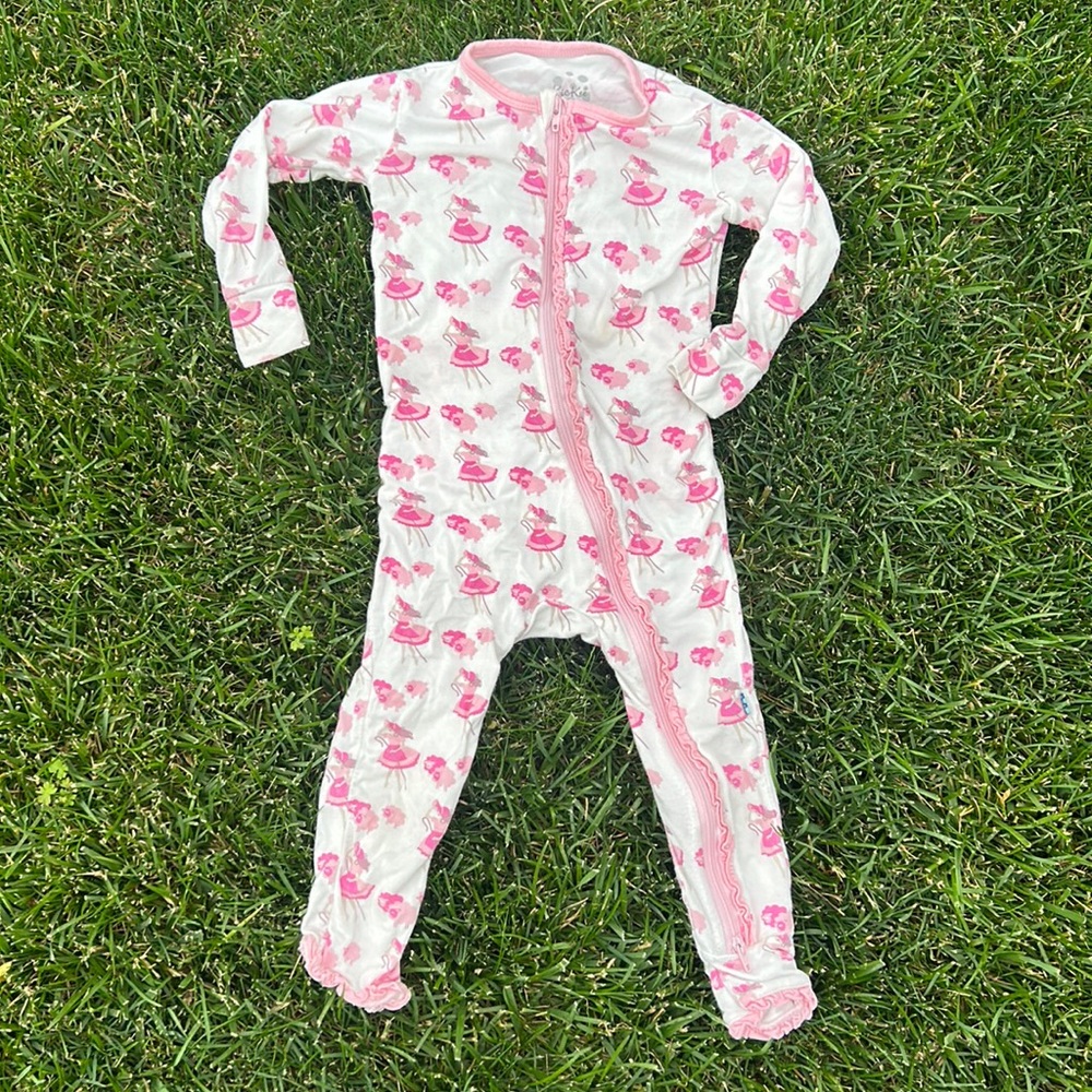 Kickee Pant infant sleeper 12-18 months Little Bo Peep